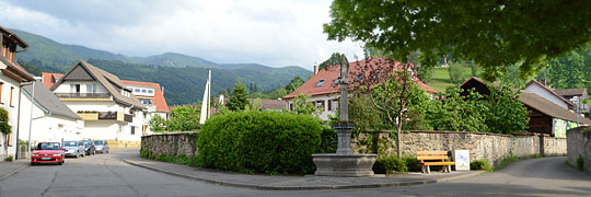 Waldkirch, Blick Richtung Kandel/Hochschwarzwald