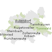 Orte im Stadtgebiet von Aulendorf