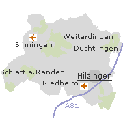Orte im der Kommune Hilzingen