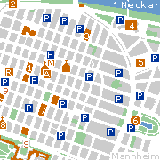 Mannheim Stadtplan Innenstadt Sehenswürdigkeiten