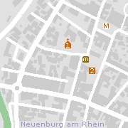 Markantes und Sehenswürdigkeiten in der Innenstadt von Neuenburg am Rhein