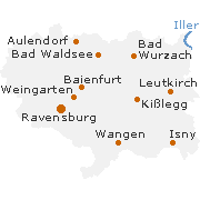 Ravensburg Kreis in Baden-Württemberg