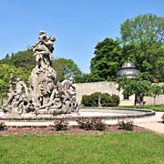 Oberer Abteigarten mit Herkulesbrunnen