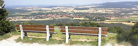 Blick von der Giechburg bei Scheßlitz