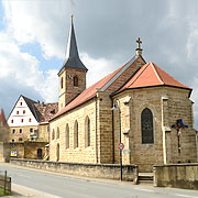 Schloss und Kirche in Wiesenthau