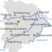 Altötting Kreis in Oberbayern