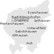 Orte im Stadtgebiet von Bad Königshofen