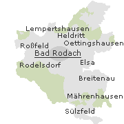Orte im Stadtgebiet von Bad Rodach