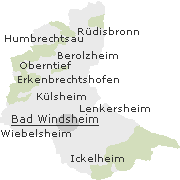 Orte im Stadtgebiet von Bad Windsheim