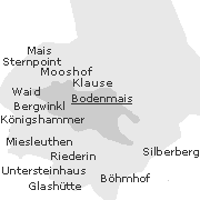 Orte im Stadtgebiet von Bodenmais