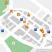 Plan der Sehenswürdigkeiten von Freystadt
