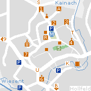 Sehenswertes und Markantes in der Innenstadt oberfränkischen Hollfeld