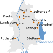 Landberg Kreis am Lech in Oberbayern