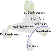 Orte im Stadtgebiet von Mellrichstadt