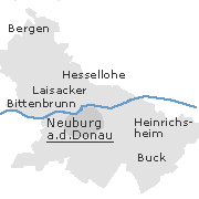 Orte im Stadtgebiet von Neuburg an der Donau