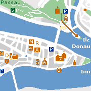 Passau - sehenswerte "Alte Mitte"