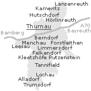 Orte im Stadtgebiet von Thurnau