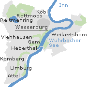 Orte im Stadtgebiet von Wasserburg am Inn