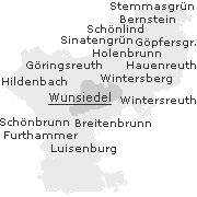 Ortesim Stadtgebiet von Wunsiedel