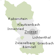 Orte im Stadtgebiet von Zwiesel