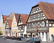 Hausreihe am Markt von Scheinfeld
