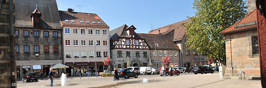 Oberer Markt in Altdorf bei Nürnberg