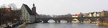 die Steinerne Brücke in Regensburg