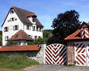 Schwabacher Ortsteil Wolkersdorf: das Wasserschloss.