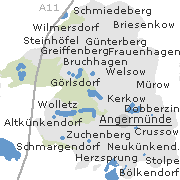 Orte im Stadtgebiet von Angermünde