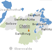 Orte der Gemeinde Scharfheite und der Stadt Joachimstah am Werbellinsee