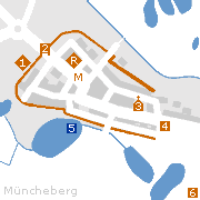 Sehenswerkes und Markantes in der Innenstadt von Müncheberg