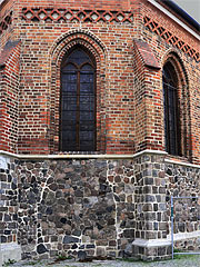 Mauerwerk der Beelitzer Stadtpfarrkirche