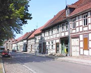 Bad Wilsnack, Fachwerkhäuschen in der Lindenstraße