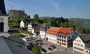 Lindenfels Ev. Kirche und Burgruine