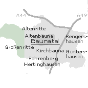 Orte im Stadtgebiet von Baunatal