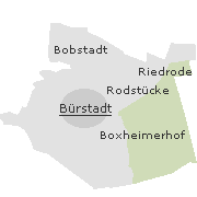 Orte im Stadtgebiet von Bürstadt