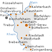 Groß-Gerau Kreis in Hessen
