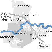Stadtgebiet von Wetzlar