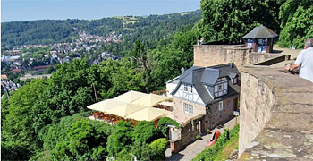 Marburg, Aussicht vom Schloss