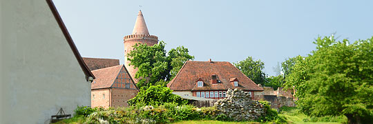 Die Burg, nach der das Städchen benannt ist - Burg Stargard