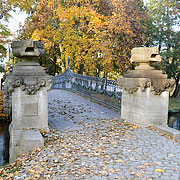 Brücke an der Schlossinsel von Mirow