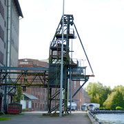 Jarmen, Industriemühle am Hafen