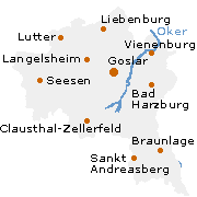 Goslar Kreis in Niedersachsen