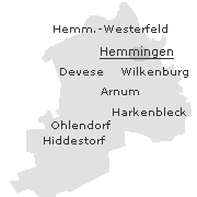 Orte im Stadtgeiet von Hemmingen