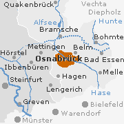 Umgebung von Osnabrück in Niedersachsen