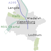 Lage einiger Ortsteile von Vienenburg
