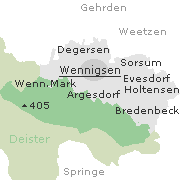 Orte im Gemeindegebiet von Wennigsen (Deister)