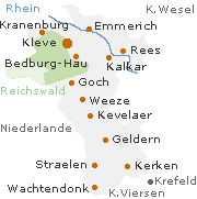 Kleve Kreis in Nordrhein-Westfalen