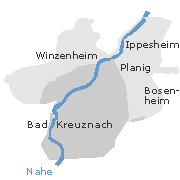 Bad Kreuznach, Stadtteile