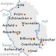 einige Städte im Bitburg-Prüm-Kreis